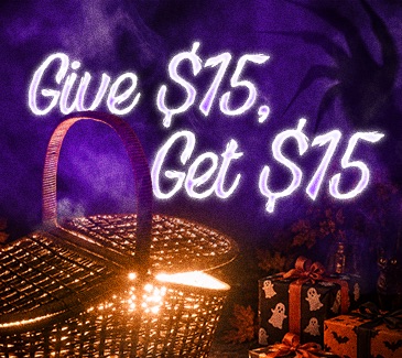 Give $15 Get $15