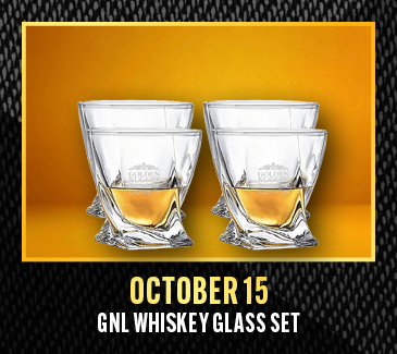 October 15 Gift Giveaway - GNL Whiskey Glass Set October 15 Gift Giveaway - GNL Whiskey Glass Set
